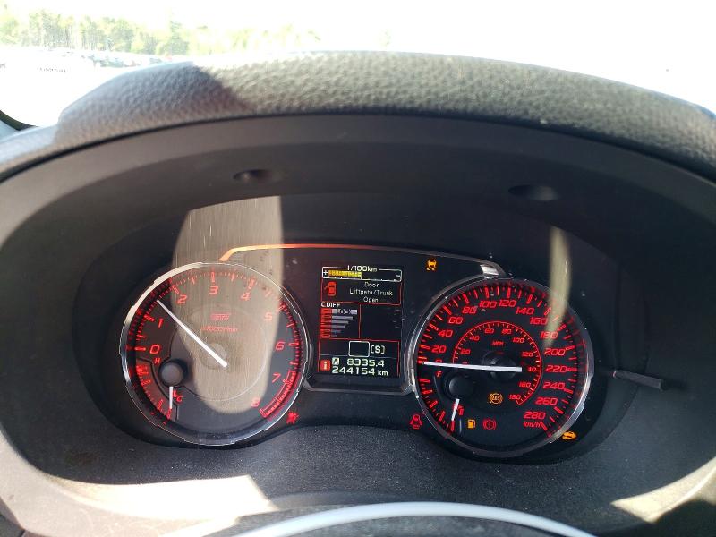 2016 Subaru Wrx VIN JF1VA2M6XG9831885 COPART salvage auction — MINOR DENT/SCRATCHES, Ns - Cert Of Registration, sold $6,600 on 2026-07-03 (photo 9)