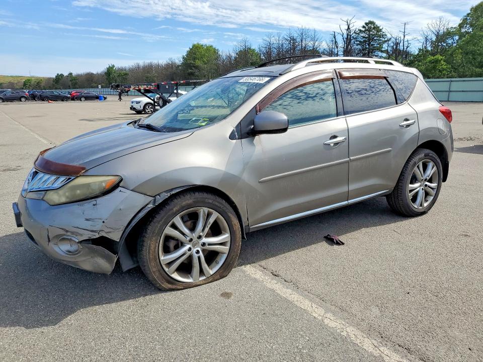 2009 Nissan Murano VIN JN8AZ18W79W102774 COPART salvage auction — FRONT END, Ny - Mv-907A Salvage Certificate, sold $425 on 2026-07-08 (photo 1)
