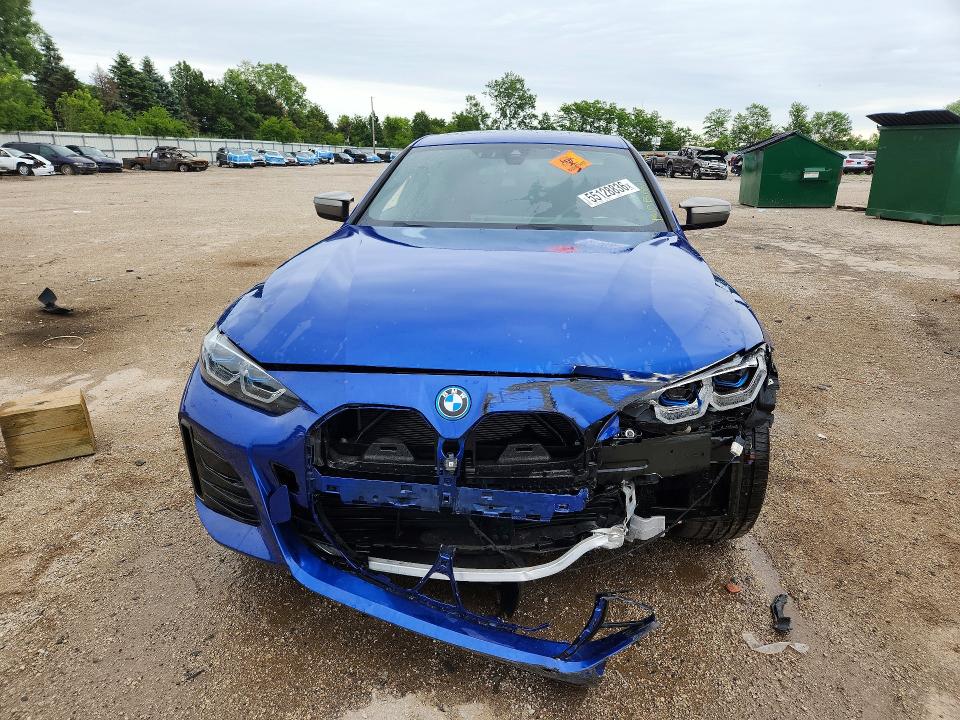 2024 BMW I4 VIN WBY33AW09RFR75073 COPART salvage auction — FRONT END, Il - Salvage Certificate, sold $18,200 on 2026-07-14 (photo 5)