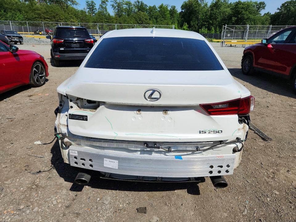 2014 Lexus Is VIN JTHBF1D27E5015564 COPART salvage auction — REAR END, Md - Cert Of Salvage > 75% Damage, sold $225 on 2026-07-21 (photo 6)