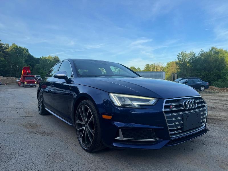 2018 Audi S4 VIN WAUB4AF40JA003891 COPART salvage auction — NORMAL WEAR, Ma - Certificate Of Title (P), sold $11,400 on 2026-07-08 (photo 1)