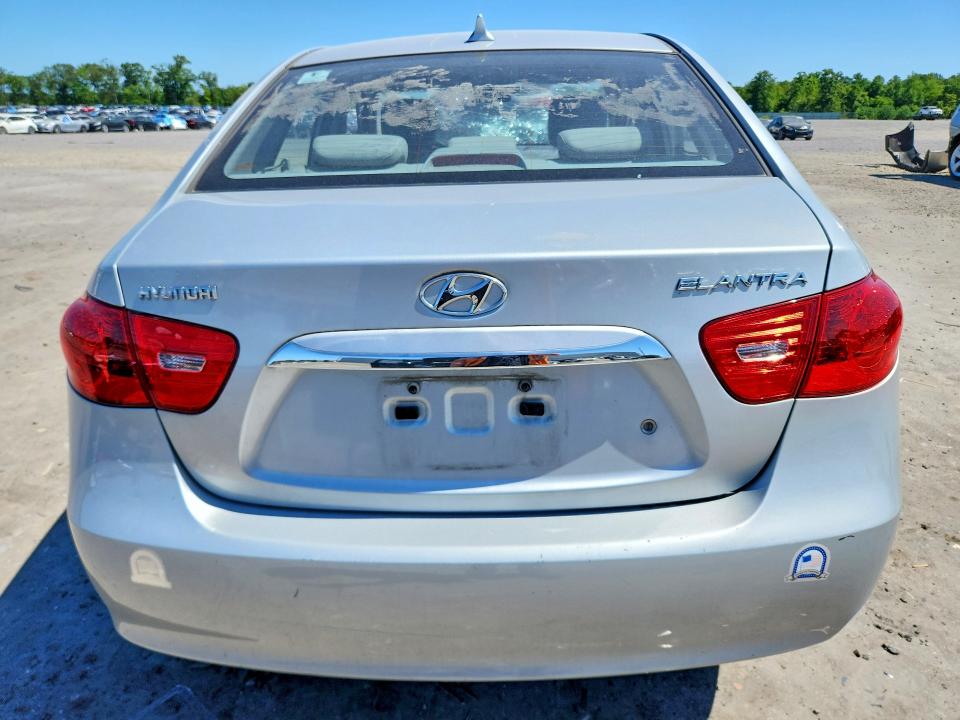 2010 Hyundai Elantra VIN KMHDU4AD8AU972742 COPART salvage auction — FRONT END, Va - Cert Of Title - Salvage, sold $250 on 2026-07-29 (photo 6)
