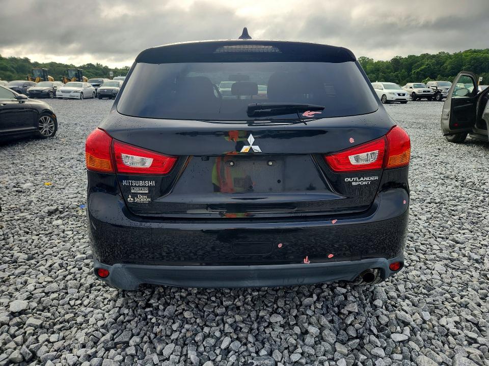 2017 Mitsubishi Outlander VIN JA4AP3AUXHZ041675 COPART salvage auction — FRONT END, GA - CERT OF TITLE-SALVAGE, sold $1,800 on 2026-07-28 (photo 6)