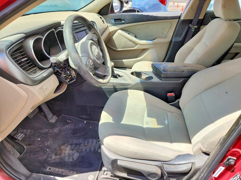 2014 Kia Optima VIN 5XXGM4A74EG350162 COPART salvage auction — VANDALISM, Nm - Cert Of Title-Salvage, sold $625 on 2026-07-27 (photo 7)