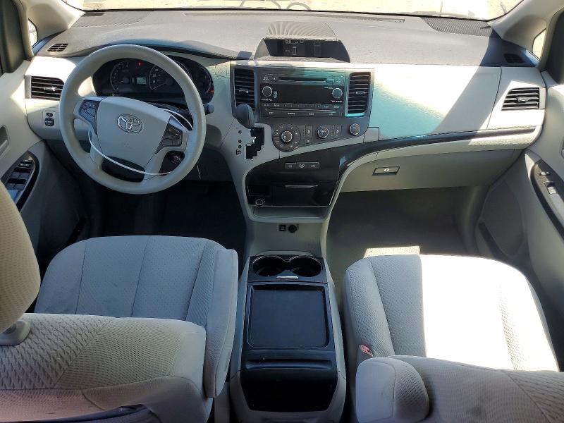 2011 Toyota Sienna VIN 5TDKK3DC8BS048676 COPART salvage auction — REAR END, VA - CERTIFICATE OF TITLE, sold $1,900 on 2026-07-29 (photo 8)