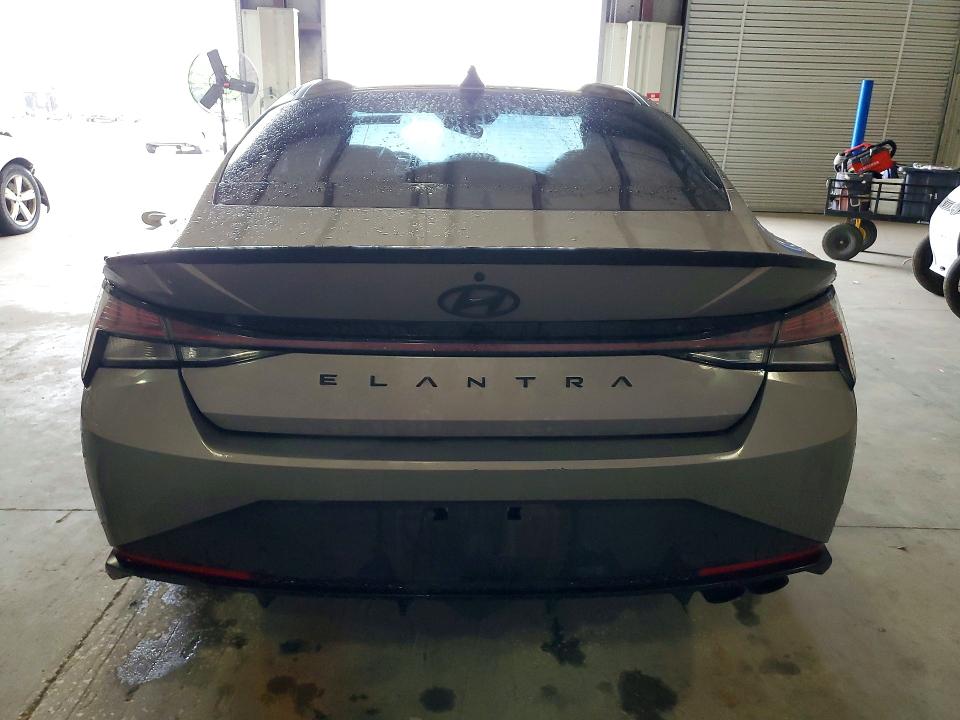 2021 Hyundai Elantra VIN KMHLR4AF6MU106329 COPART salvage auction — FRONT END, Ga - Cert Of Title-Salvage, sold $250 on 2026-07-30 (photo 6)