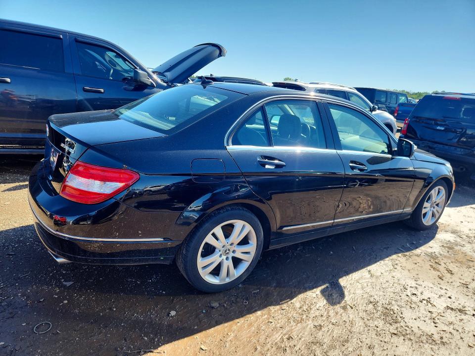2009 Mercedes-benz C class VIN WDDGF81XX9F221404 COPART salvage auction — FRONT END, Il - Salvage Certificate, sold $850 on 2026-07-14 (photo 3)
