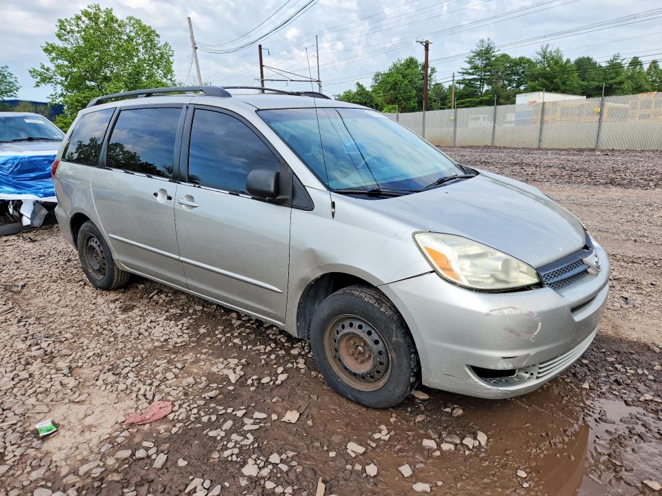 2004 Toyota Sienna VIN 5TDZA23C24S219860 COPART salvage auction — FRONT END, PA - CERTIFICATE OF SALVAGE, sold $700 on 2026-07-20 (photo 4)