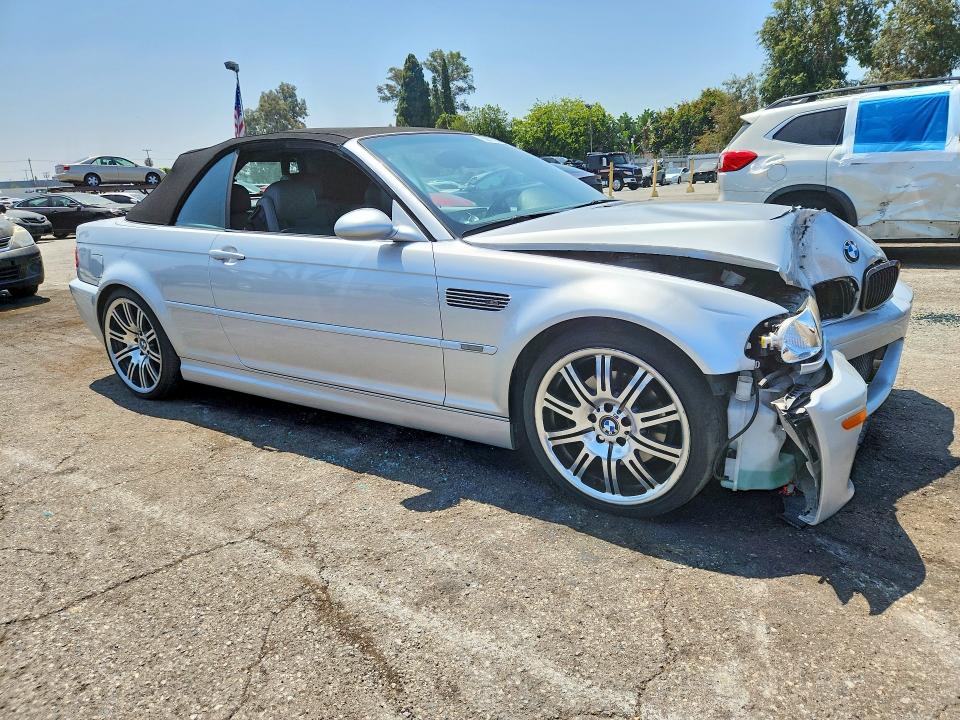 2001 BMW M3 VIN WBSBR93481EX20516 COPART salvage auction — FRONT END, Ca - Salvage Certificate, sold $8,600 on 2026-07-17 (photo 4)