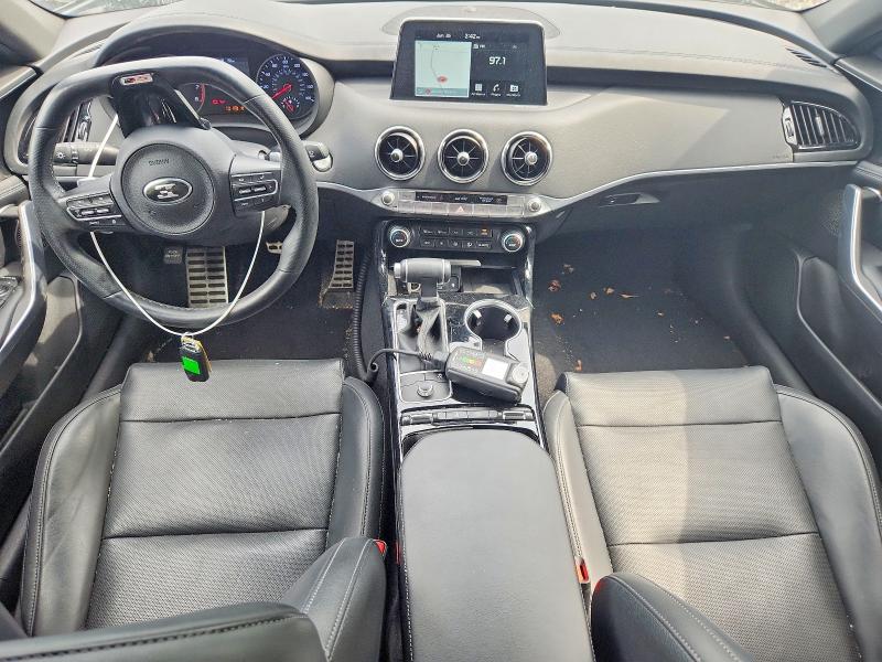 2021 Kia Stinger VIN KNAE15LA7M6095208 COPART salvage auction — FRONT END, WV - CERTIFICATE OF TITLE, sold $3,900 on 2026-07-14 (photo 8)