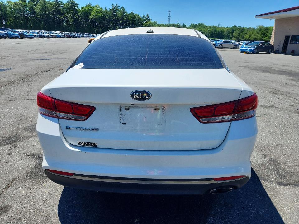 2016 Kia Optima VIN KNAGT4L37G5076926 COPART salvage auction — FRONT END, Salvage Title, sold $550 on 2026-07-14 (photo 6)