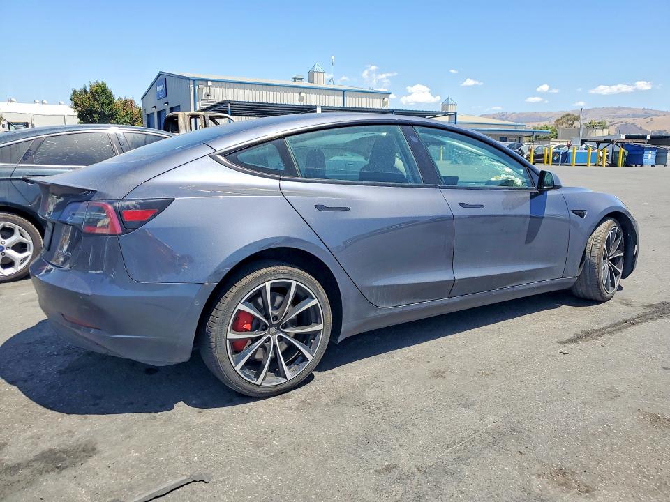 2022 Tesla Model 3 VIN 5YJ3E1EC0NF330561 COPART salvage auction — FRONT END, CA - SALVAGE CERTIFICATE, sold $60 on 2026-07-21 (photo 3)