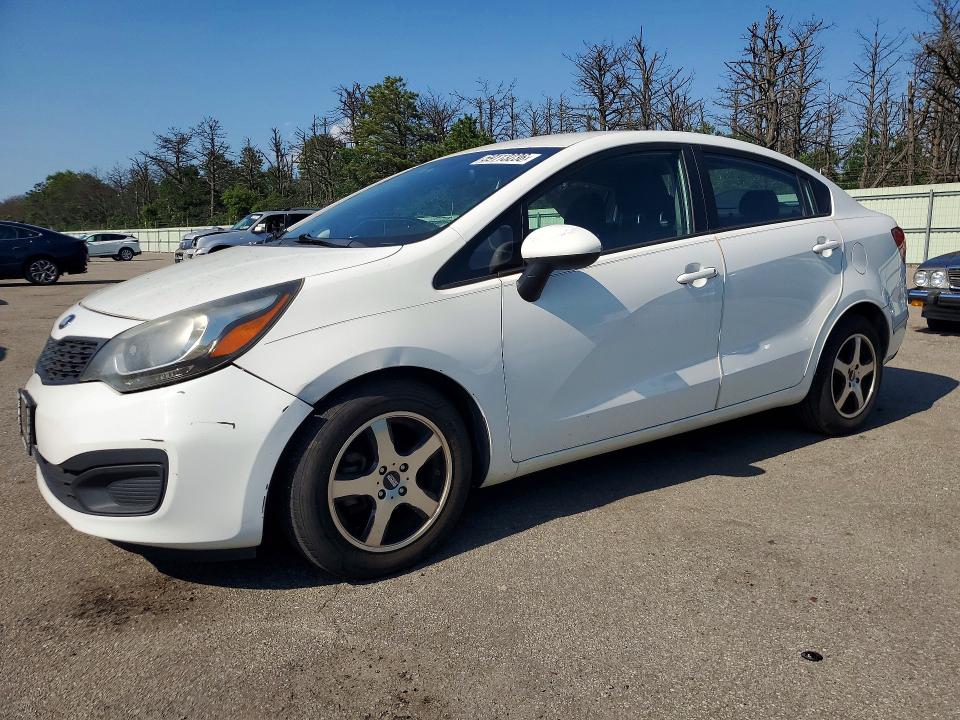 2015 Kia Rio VIN KNADM4A32F6443193 COPART salvage auction — FRONT END, NY - CERTIFICATE OF TITLE, sold $925 on 2026-07-27 (photo 1)