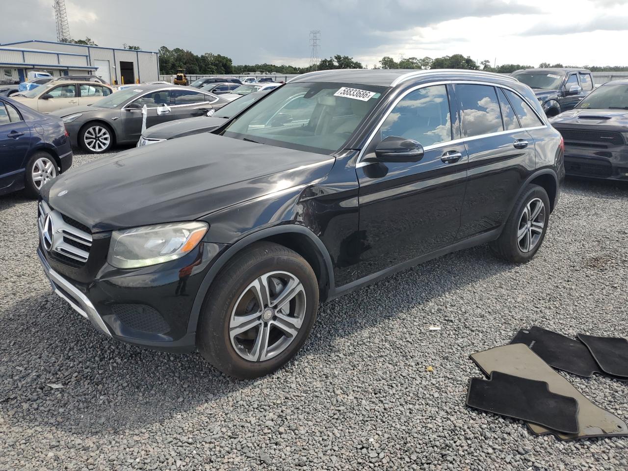 2016 Mercedes-Benz GLC-Class VIN WDC0G4JB9GF060816 COPART salvage auction — Front End, FL - CERTIFICATE OF TITLE, sold $1,900 on 2026-07-02 (photo 1)