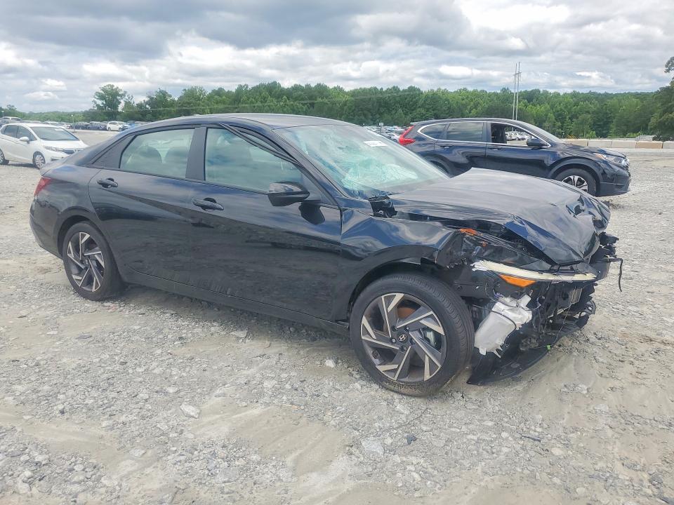 2025 Hyundai Elantra VIN KMHLM4DGXSU048161 COPART salvage auction — FRONT END, Ga - Certificate Of Title, sold $3,150 on 2026-07-27 (photo 4)