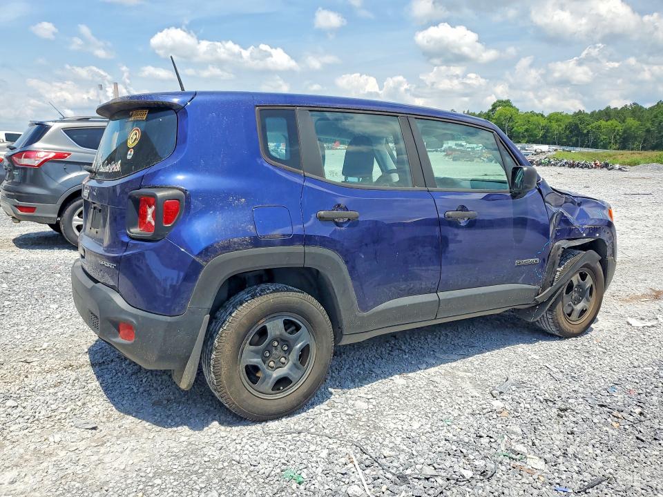 2018 Jeep VIN ZACCJBAB1JPH46085 COPART salvage auction — FRONT END, Ga - Cert Of Title-Salvage, sold $1,550 on 2026-07-09 (photo 3)