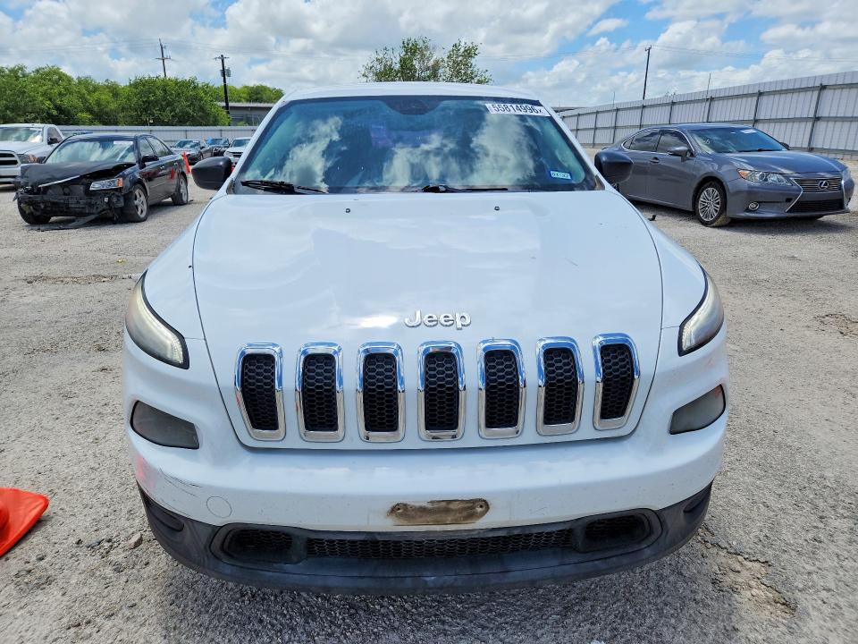 2015 Jeep Cherokee VIN 1C4PJMAB1FW588371 COPART salvage auction — SIDE, Tx - Salvage Vehicle Title, sold $1,800 on 2026-07-02 (photo 5)