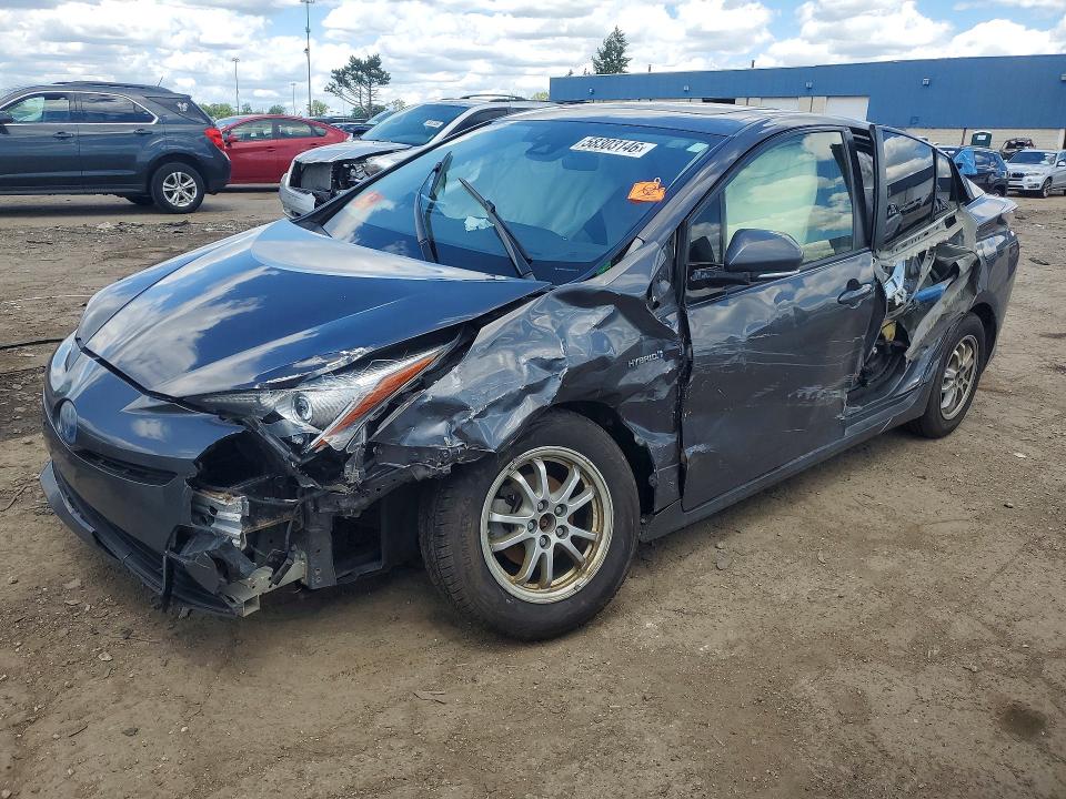 2016 Toyota Prius VIN JTDKARFUXG3512670 COPART salvage auction — SIDE, Salvage Title, sold $1,800 on 2026-07-17 (photo 1)