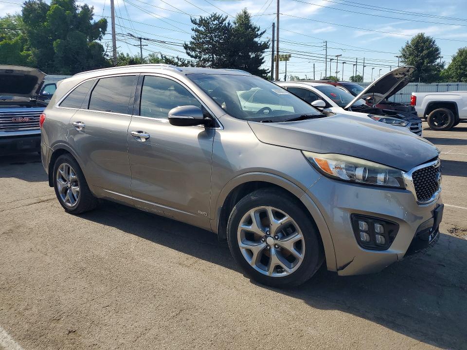 2016 Kia Sorento VIN 5XYPKDA18GG033632 COPART salvage auction — FRONT END, Oh - Cert Of Title-Salvage, sold $1,750 on 2026-07-17 (photo 4)