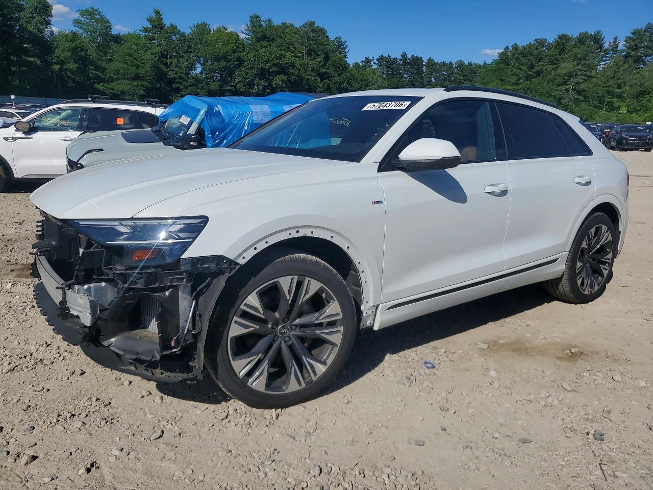 2025 Audi Q8 VIN WA1EVBF10SD037171 — COPART salvage auction photo