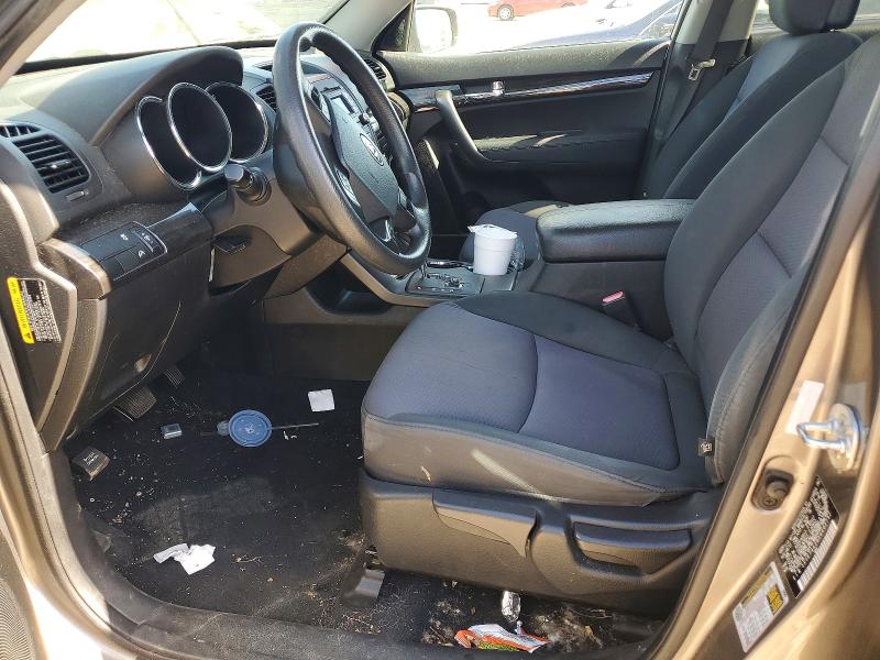 2013 Kia Sorento VIN 5XYKT4A28DG402792 COPART salvage auction — FRONT END, Mo - Salvage Certificate Of Title, sold $100 on 2026-07-28 (photo 7)