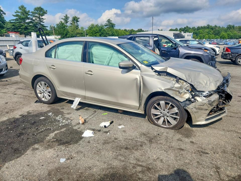 2015 Volkswagen Jetta VIN 3VWD17AJ6FM264258 COPART salvage auction — FRONT END, Wv - Salvage Certificate, sold $525 on 2026-07-23 (photo 4)