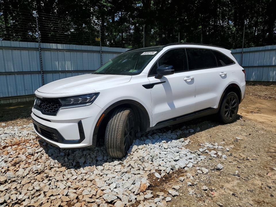 2021 Kia Sorento VIN 5XYRKDLF7MG057272 COPART salvage auction — UNDERCARRIAGE, Pa - Certificate Of Salvage, sold $7,200 on 2026-07-17 (photo 1)