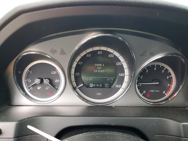 2010 Mercedes-benz C class VIN WDDGF5EB9AR126252 COPART salvage auction — SIDE, OK - CERT OF TITLE-SALVAGE, sold $1,150 on 2026-07-15 (photo 9)