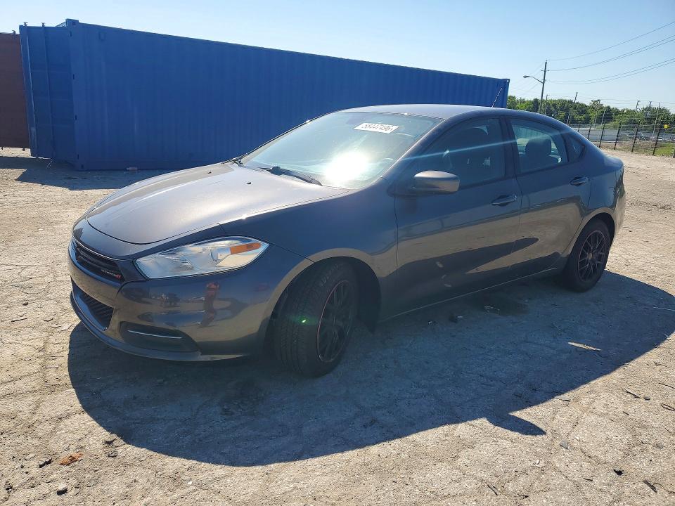 2016 Dodge Dart VIN 1C3CDFBB0GD762447 COPART salvage auction — FRONT END, In - Cert Of Title-Salvage Title, sold $1,300 on 2026-07-31 (photo 1)
