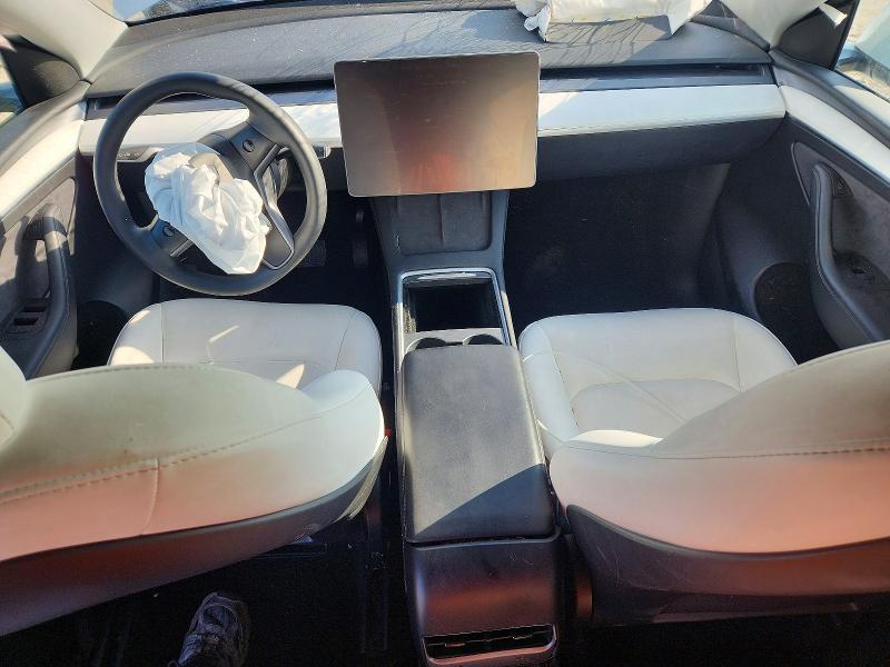 2023 Tesla Model y VIN 7SAYGAEE8PF933944 COPART salvage auction — FRONT END, Fl - Certificate Of Destruction, sold $8,400 on 2026-09-01 (photo 8)