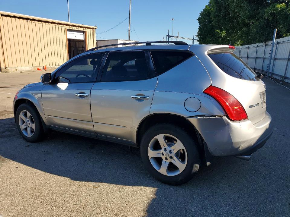 2004 Nissan Murano VIN JN8AZ08T94W212380 COPART salvage auction — FRONT END, OH - CERT OF TITLE-SALVAGE, sold $300 on 2026-07-17 (photo 2)