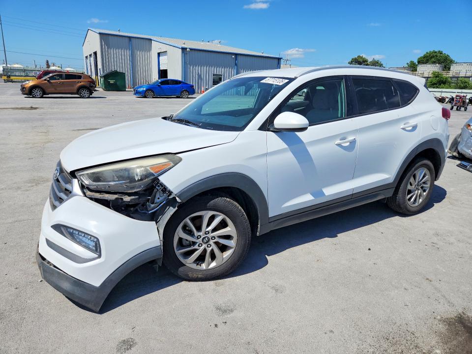 2016 Hyundai Tucson VIN KM8J33A41GU117924 COPART salvage auction — FRONT END, OK - CERT OF TITLE-REPOSSESSION, sold $2,150 on 2026-07-24 (photo 1)