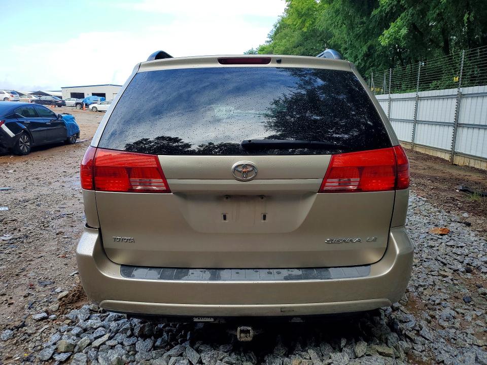 2004 Toyota Sienna VIN 5TDZA23C94S046354 COPART salvage auction — FRONT END, GA - CERT OF TITLE-SALVAGE, sold $875 on 2026-07-24 (photo 6)