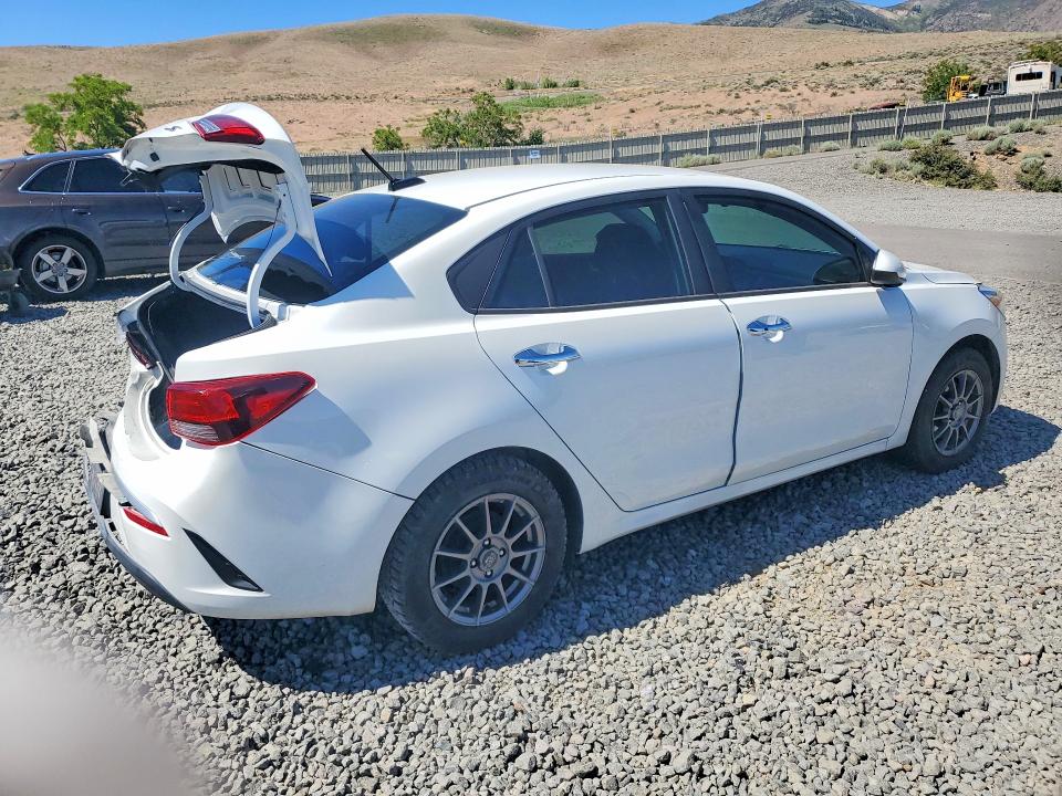 2021 Kia Rio VIN 3KPA24AD7ME391538 COPART salvage auction — REAR END, Nv - Salvage Title, sold $3,800 on 2026-07-09 (photo 3)