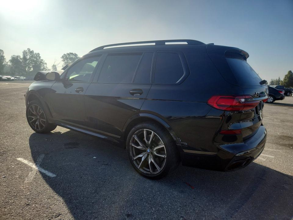 2021 BMW X7 VIN 5UXCX6C04M9F03394 COPART salvage auction — FRONT END, Ca - Salvage Certificate, sold $8,200 on 2026-07-23 (photo 2)