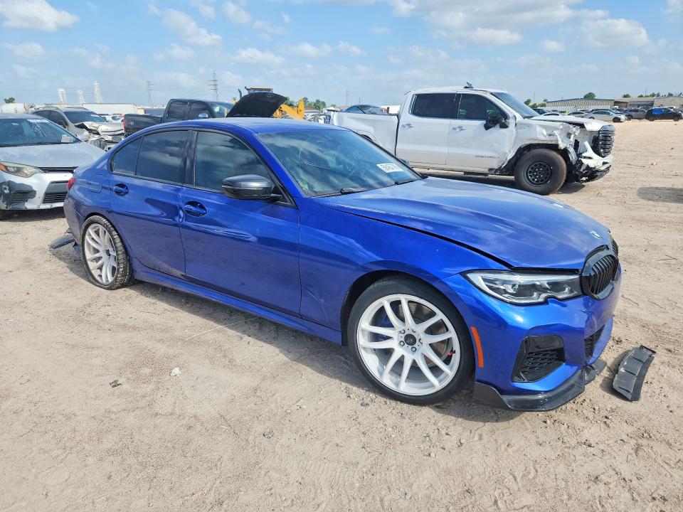 2020 BMW 3er VIN 3MW5U7J07L8B27241 COPART salvage auction — SIDE, Tx - Salvage Vehicle Title, sold $12,800 on 2026-08-25 (photo 4)