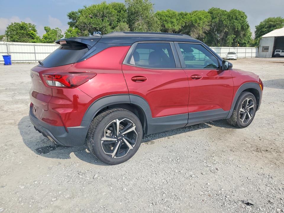2022 Chevrolet Trailblazer VIN KL79MTSL5NB042290 COPART salvage auction — WATER/FLOOD, Tx - Salvage Title-Flood Damage, sold $3,900 on 2026-07-28 (photo 3)