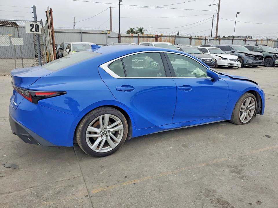 2021 Lexus Is VIN JTHCA1D24M5112965 COPART salvage auction — FRONT END, Ca - Salvage Certificate, sold $9,100 on 2026-07-29 (photo 3)