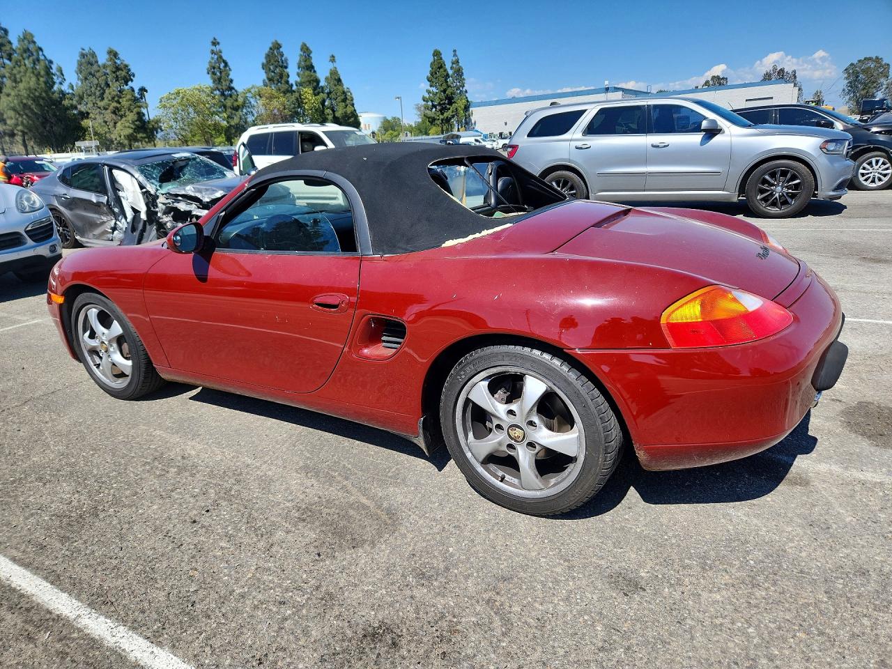 2001 Porsche Boxster VIN WP0CA29861U625575 COPART salvage auction — Normal Wear, CA - DIS/DLR/EXP ONLY CLEAN TITLE, sold $425 on 2026-06-30 (photo 2)