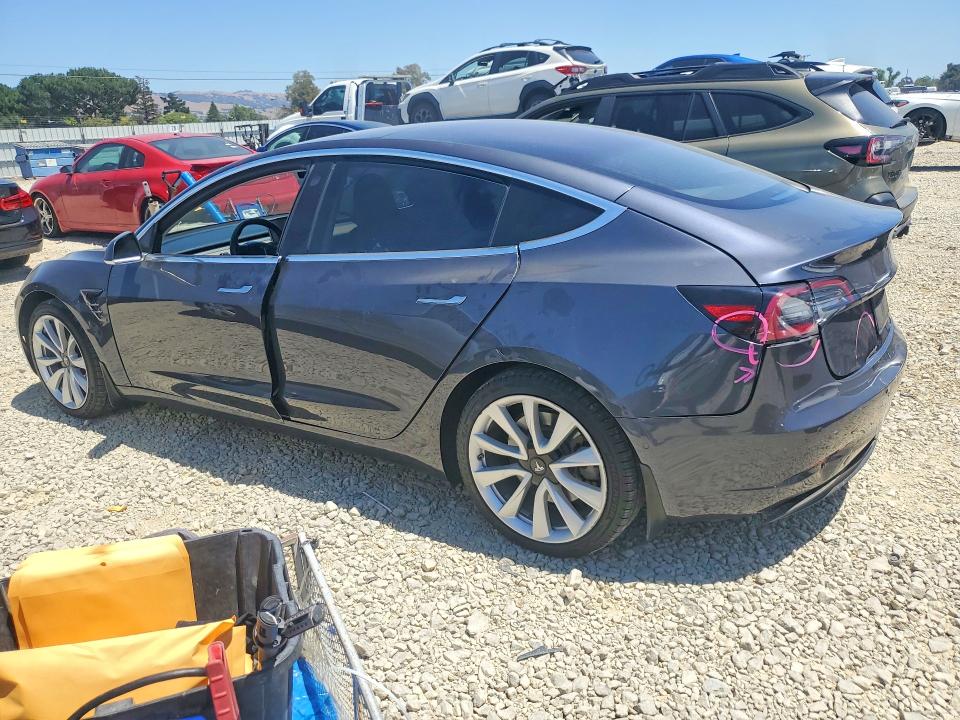 2018 Tesla VIN 5YJ3E1EA6JF033268 COPART salvage auction — REAR END, CA - SALVAGE CERTIFICATE, sold $1,050 on 2026-07-28 (photo 2)
