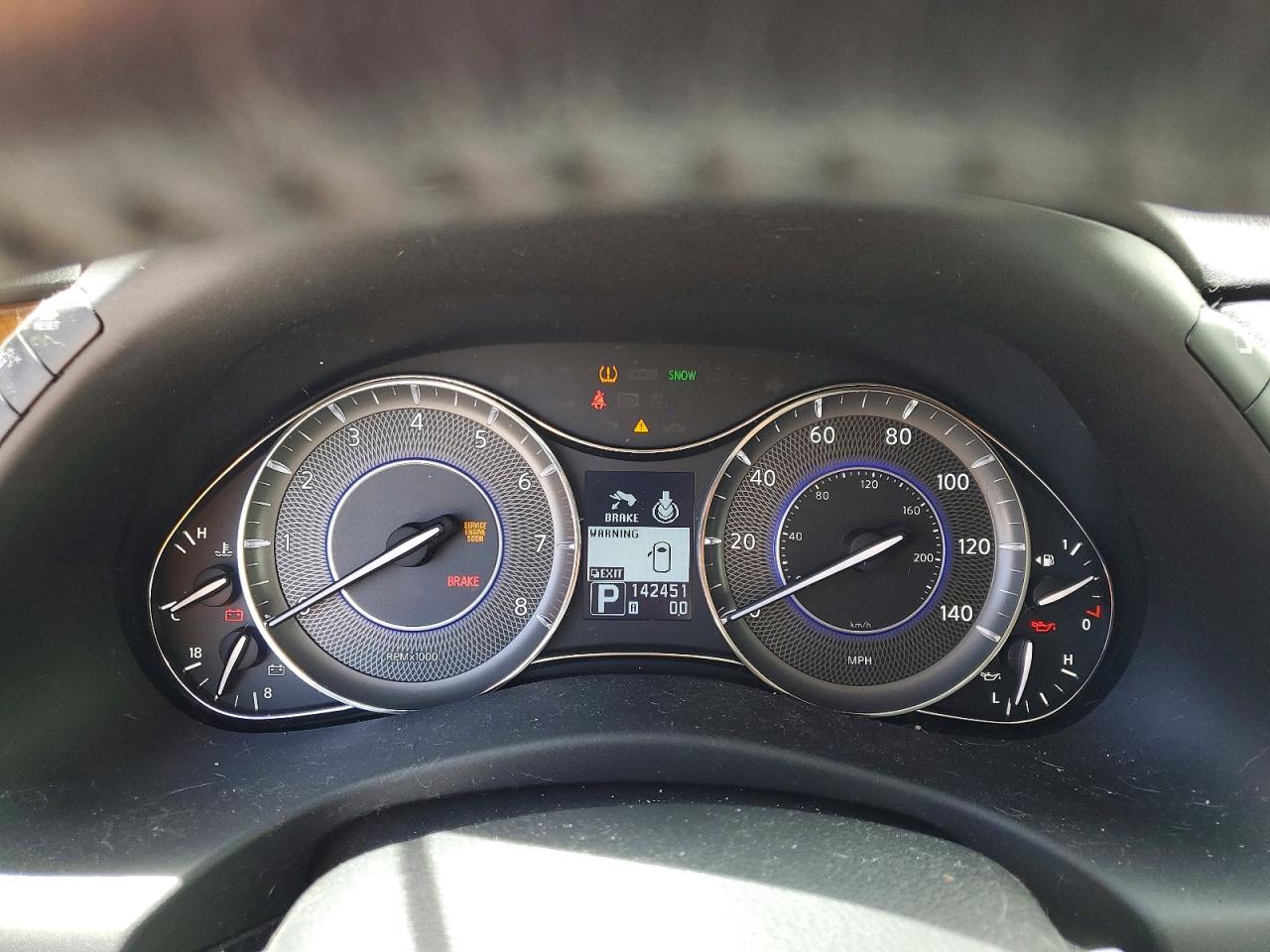 2012 Infiniti QX56 VIN JN8AZ2ND1C9716105 COPART salvage auction — Mechanical, UT - CERTIFICATE OF TITLE, sold $4,300 on 2026-07-09 (photo 9)