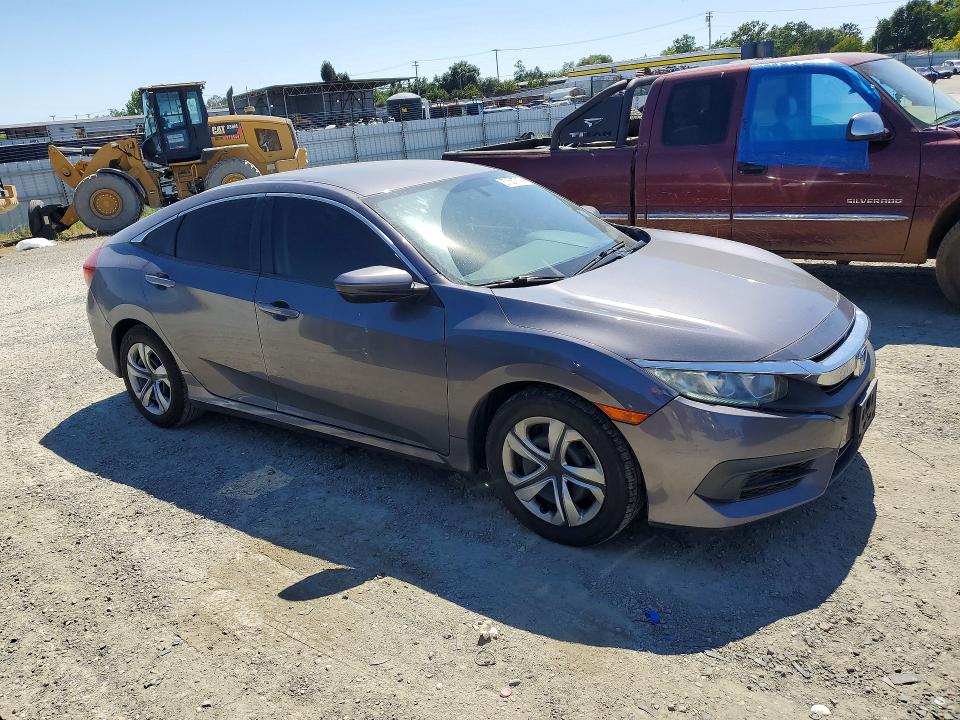 2016 Honda Civic VIN 19XFC2F50GE211085 COPART salvage auction — SIDE, Ca - Salvage Certificate, sold $3,900 on 2026-07-02 (photo 4)