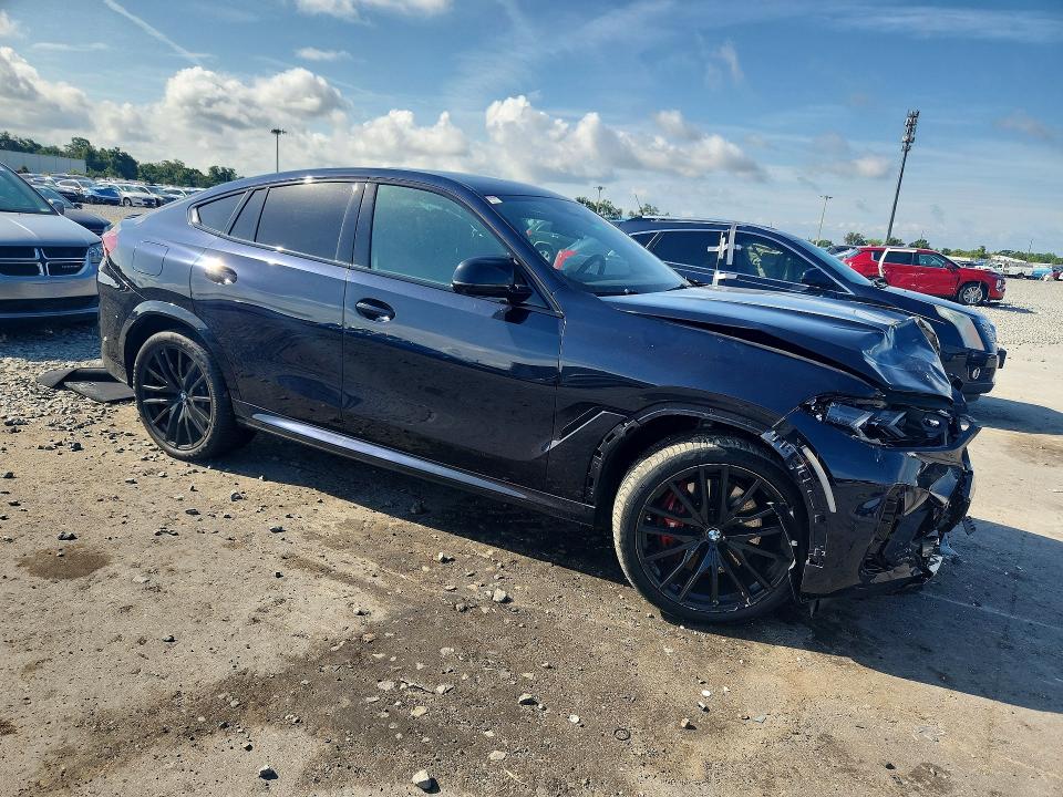 2024 BMW X6 VIN 5UX43EX06R9U78703 COPART salvage auction — FRONT END, Fl - Cert Of Title Slvg Rebuildable, sold $37,000 on 2026-07-20 (photo 4)