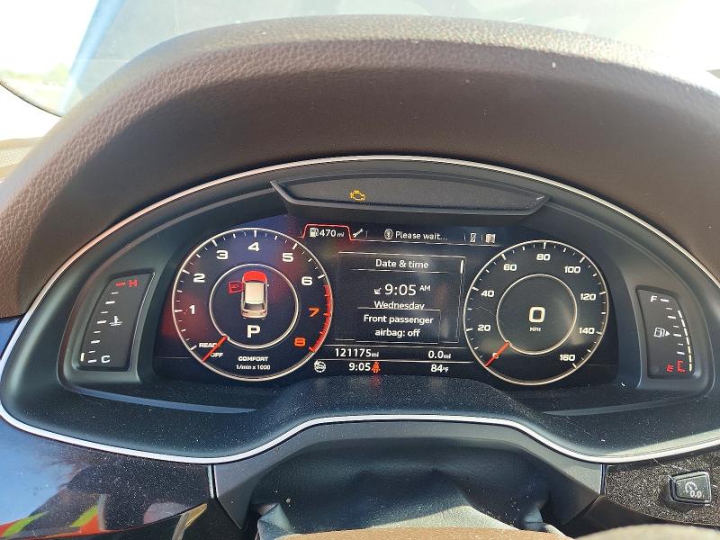 2017 Audi Q7 VIN WA1VAAF75HD029408 COPART salvage auction — FRONT END, Ar - Certificate Of Title (P), sold $7,100 on 2026-07-28 (photo 9)