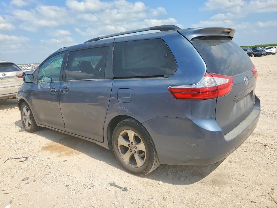 2016 Toyota VIN 5TDKK3DC7GS744694 COPART salvage auction — FRONT END, TX - SALVAGE VEHICLE TITLE, sold $875 on 2026-07-30 (photo 2)