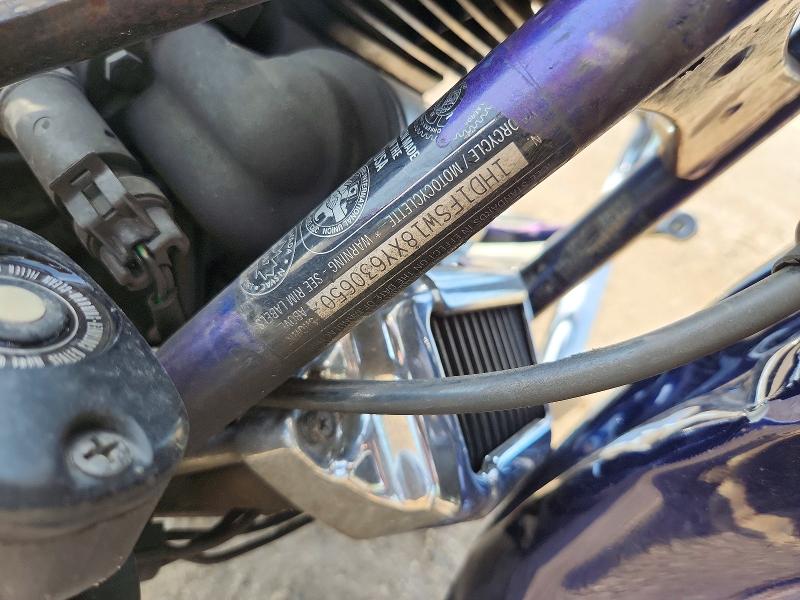 1999 Harley-davidson Fl VIN 1HD1FSW18XY630650 COPART salvage auction — FRONT END, Il - Salvage Certificate, sold $250 on 2026-07-28 (photo 9)