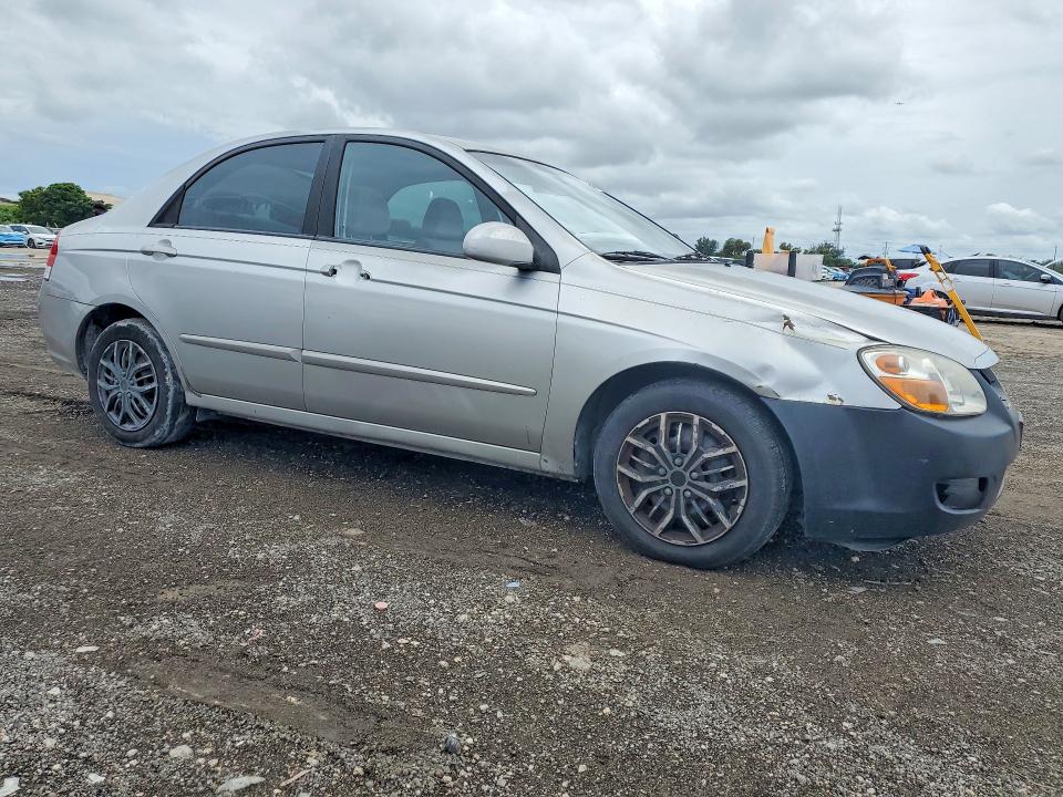 2008 Kia Spectra VIN KNAFE121185521151 COPART salvage auction — REAR END, FL - CERT OF TITLE SLVG REBUILDABLE, sold $250 on 2026-07-02 (photo 4)