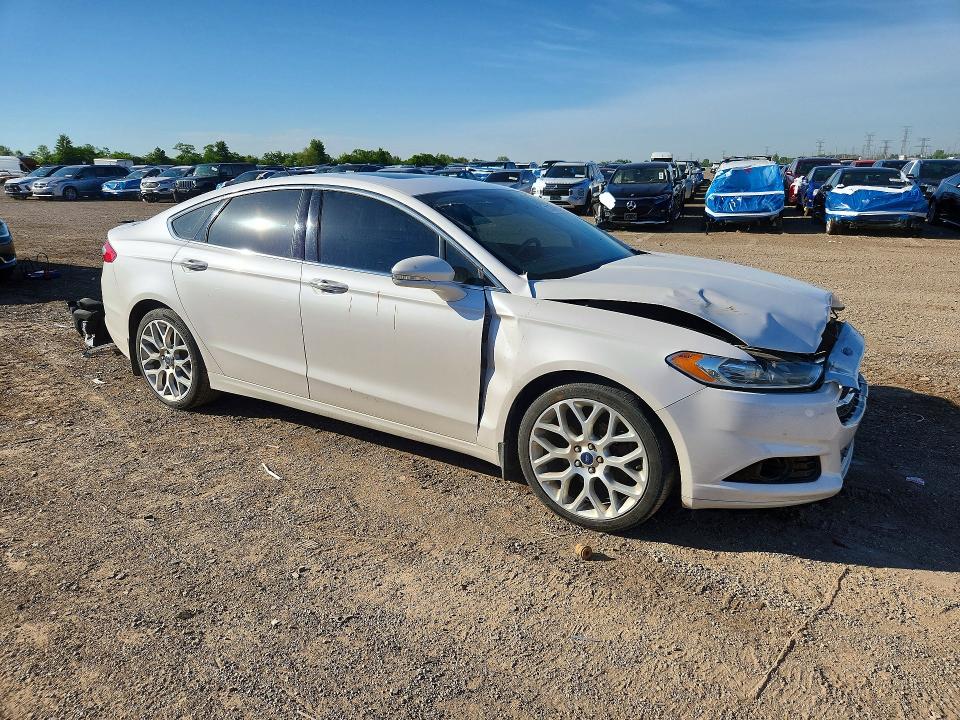 2014 Ford Fusion VIN 3FA6P0D90ER340955 COPART salvage auction — FRONT END, Il - Salvage Certificate, sold $725 on 2026-07-09 (photo 4)