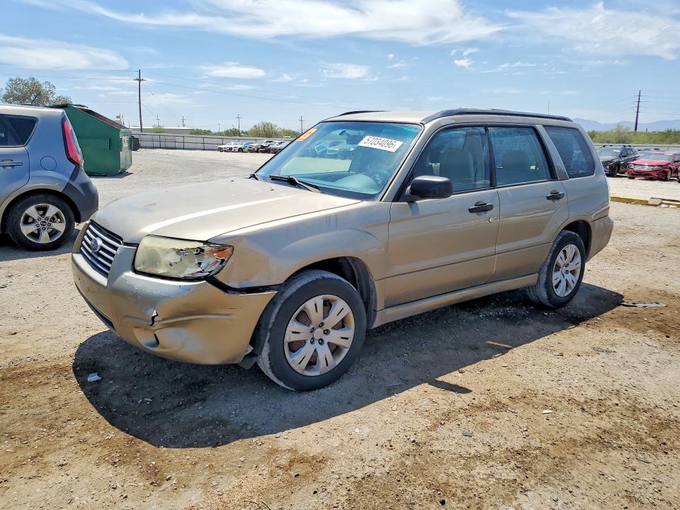 2008 Subaru Forester VIN JF1SG63628H710432 COPART salvage auction — FRONT END, Az - Cert Of Title - Salvage, sold $350 on 2026-07-06 (photo 1)