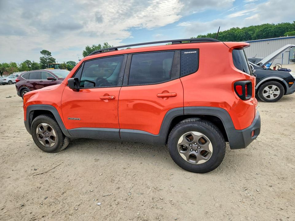 2017 Jeep Renegade VIN ZACCJBAB6HPE92948 COPART salvage auction — FRONT END, Va - Certificate Of Title, sold $850 on 2026-07-07 (photo 2)